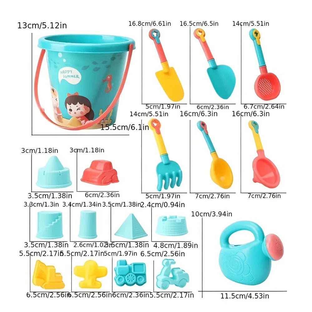 18PCS Beach Sand Toy Set