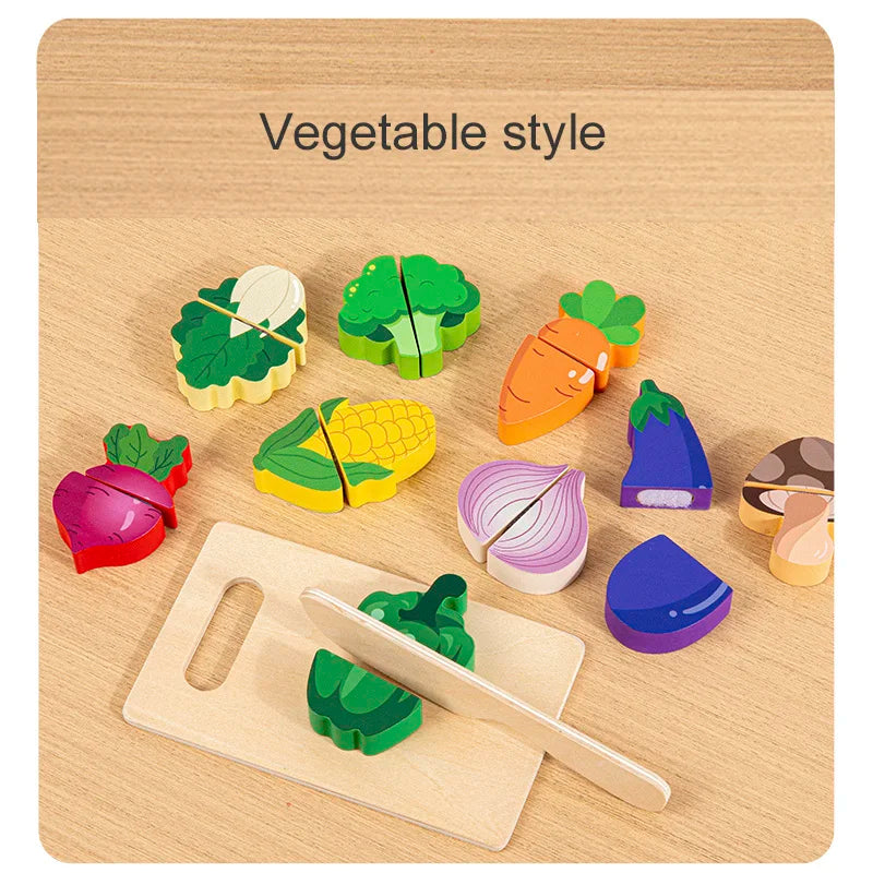 Wooden Simulation Kitchen Pretend Play Set