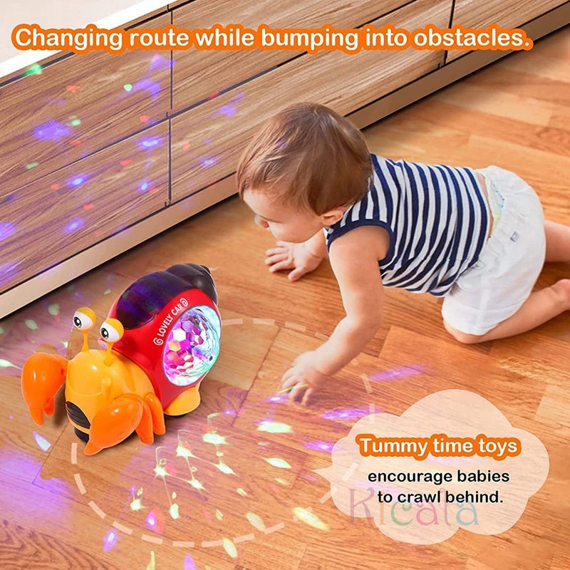 Make Tummy Time Magical with the Crawling Crab