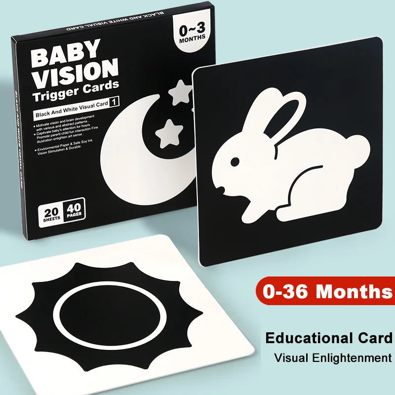 Baby Visual Stimulation Flash Cards
