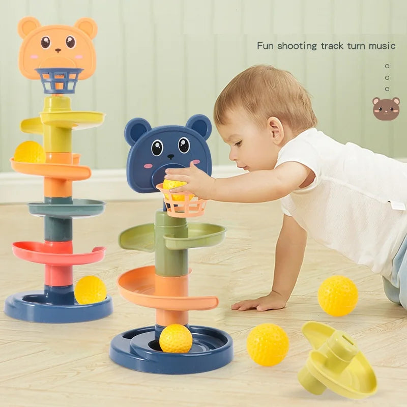 Montessori Baby Ball Drop Tower