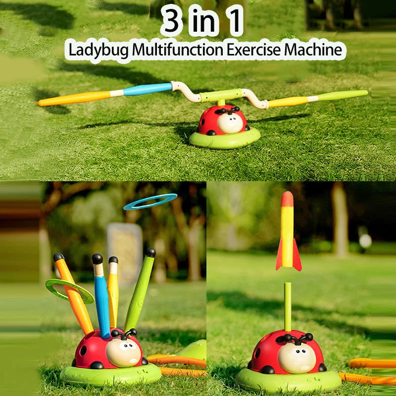 3‑in‑1 Ladybug Sport Entertainment Game Toy
