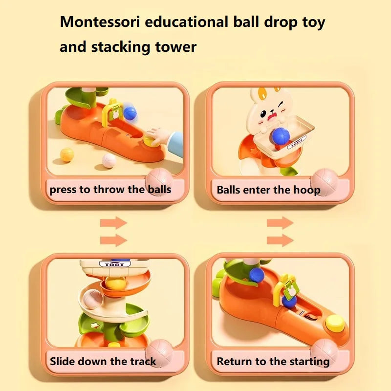 Montessori Baby Ball Drop Tower