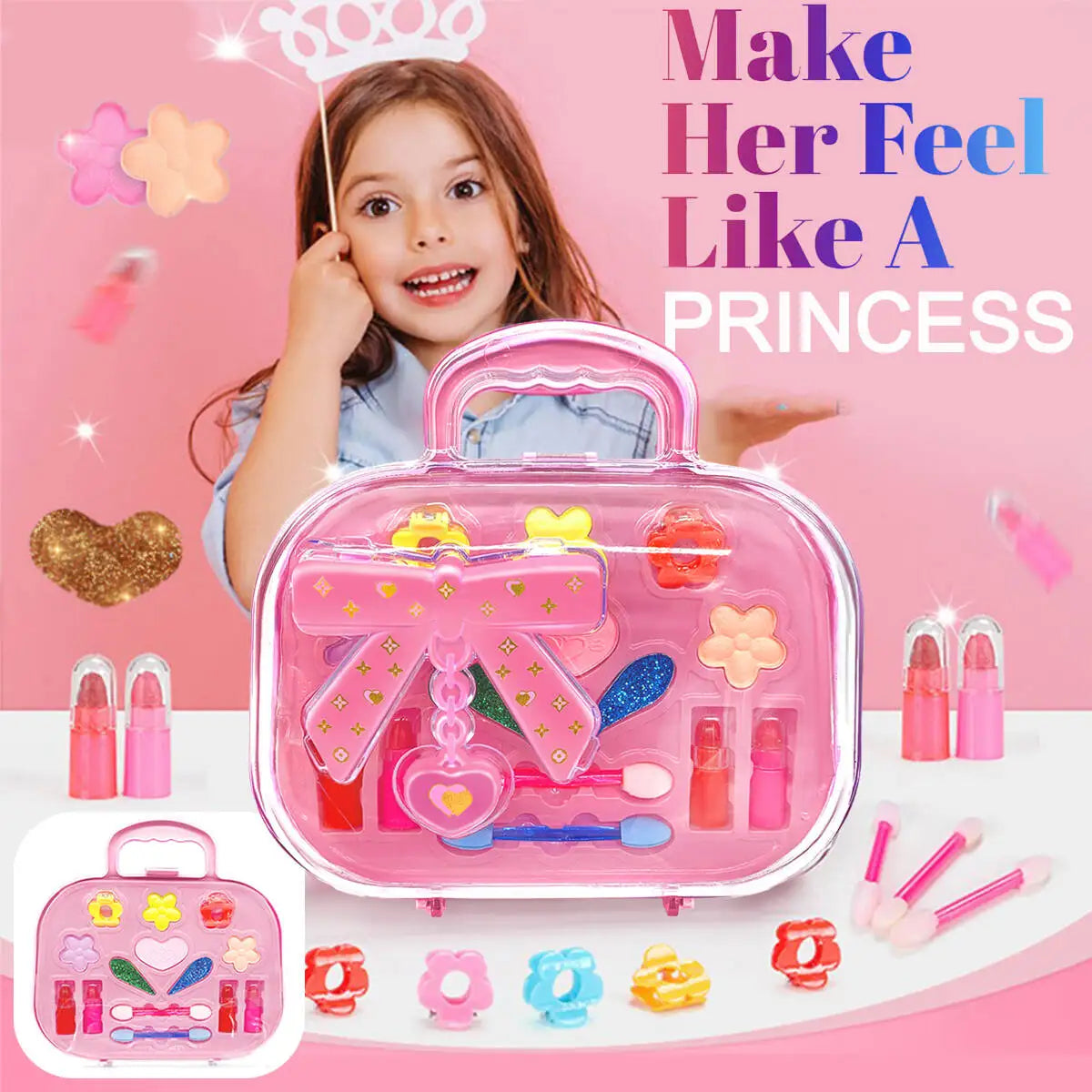 Princess Makeup Box Playhouse Toy
