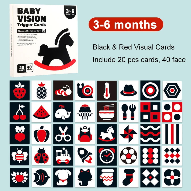 Baby Visual Stimulation Flash Cards