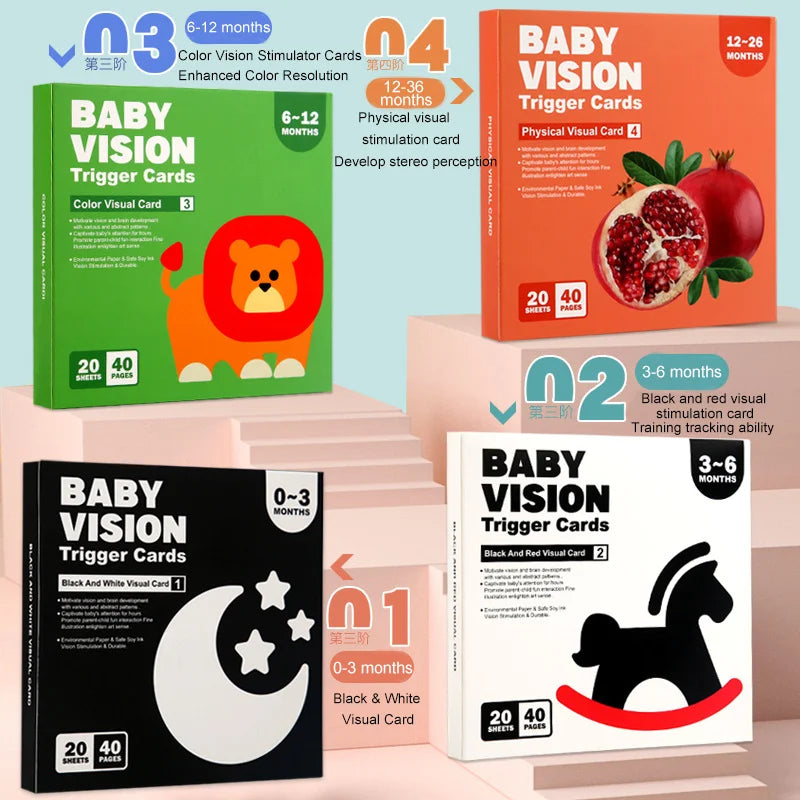 Baby Visual Stimulation Flash Cards