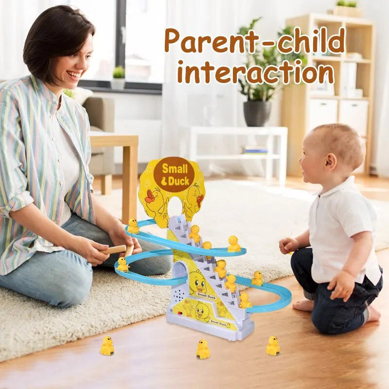 Climbing Ducks Race Track – Lights & Music Fun