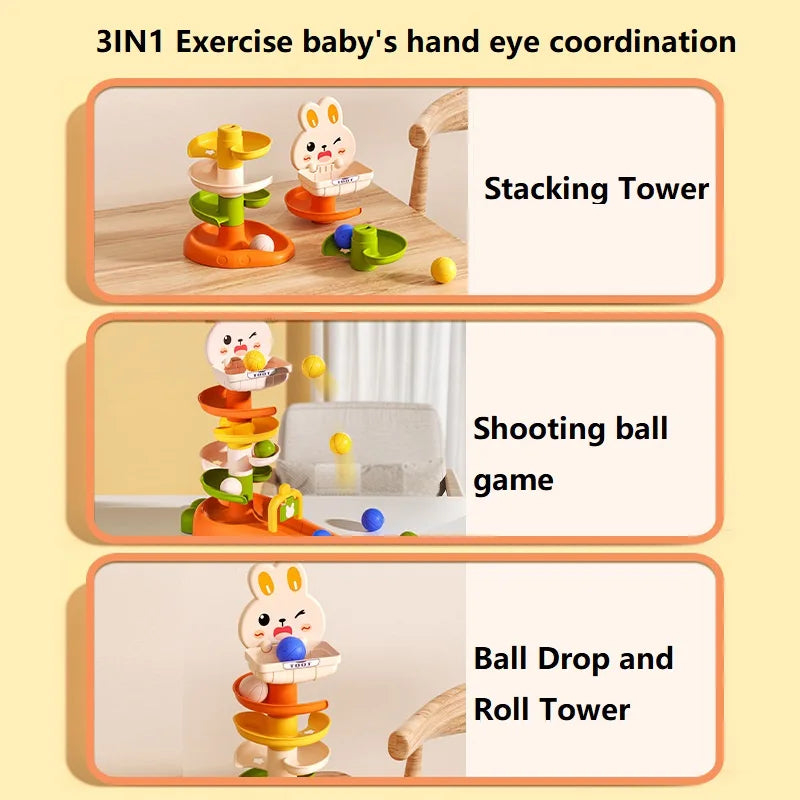 Montessori Baby Ball Drop Tower