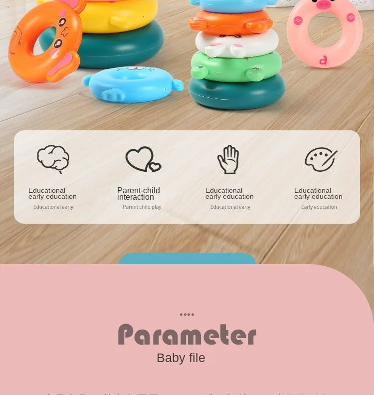 Baby Stacking Pyramid Duck Cup Toy